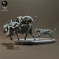 Produktfoto Tier Figur Diorama, Modellbau: 0: Löwen jagen afrikanischen Büffel - Tiere der Savanne