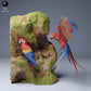 Foto de producto figura de animal Animal Den Miniatures 2: Figura de animal de la jungla: guacamayos rojo claro (24_04_09)