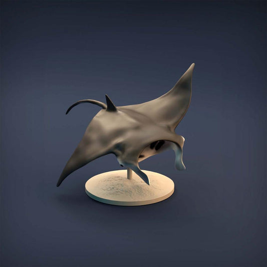 Foto de producto de figura animal Animal Den Miniatures 0: Animal marino, figura animal: mantarraya (21_12_02)
