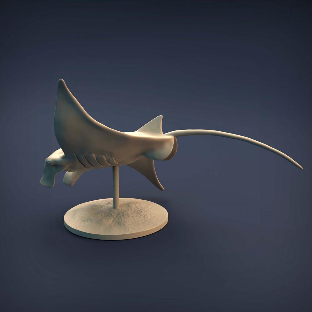 Foto de producto de figura animal Animal Den Miniatures 8: Figura animal marina: mantarraya (21_12_02)