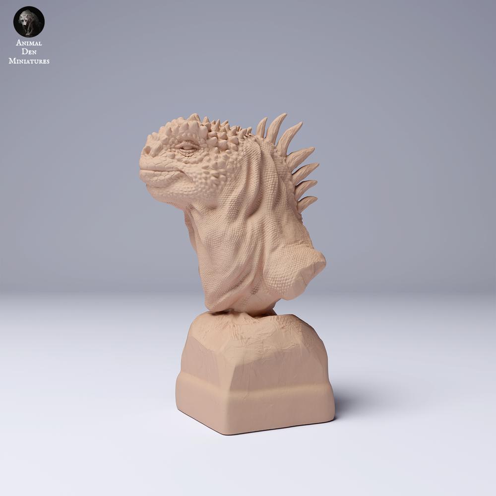 Foto de producto de figura animal Animal Den Miniatures 0: Figura de animal marino: iguana marina - busto (24_08_12)