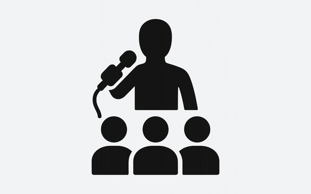 Medios, escenario y público