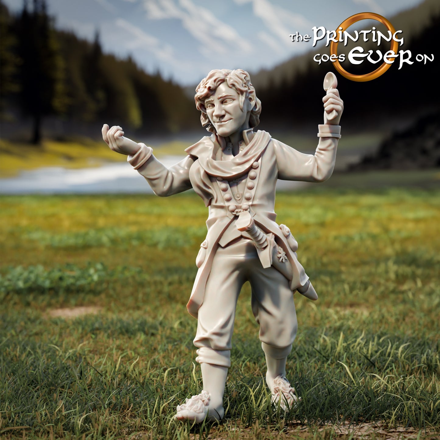 Produktfoto Tabletop 28mm The Printing Goes Ever On (TPGEO)  0: 9 Helden in Wanderpose Remastered: Gefährten aus Menschen, Elben, Zwergen und Halblingen - Wanderer