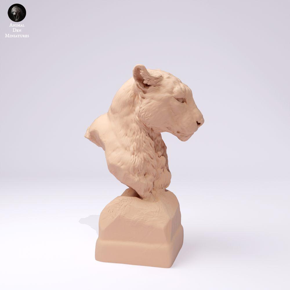Foto del producto 0: Figura de animal salvaje: Puma - Busto (25_01_10)