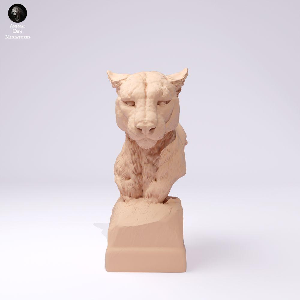 Foto del producto 2: Figura de animal salvaje: Puma - Busto (25_01_10)