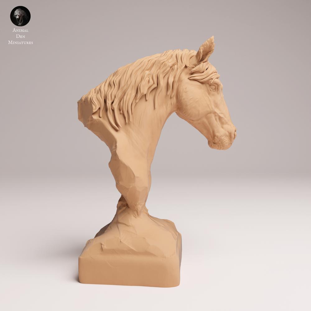 Foto de producto 1: Figura animal de caballo: Mustang - Busto (25_09_01)