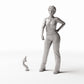MyPortal Studios set 09, model 556: junto a una figura humana a escala 1:35