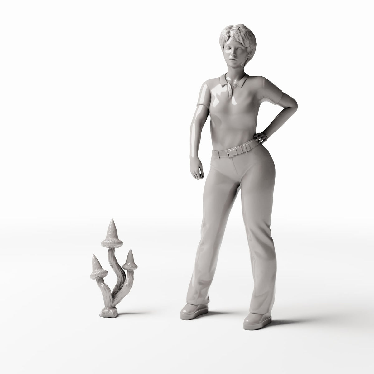 MyPortal Studios set 09, model 564: junto a una figura humana a escala 1:35