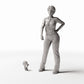 MyPortal Studios set 10, model 566: junto a una figura humana a escala 1:35