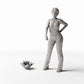 MyPortal Studios set 12, model 552: junto a una figura humana a escala 1:35