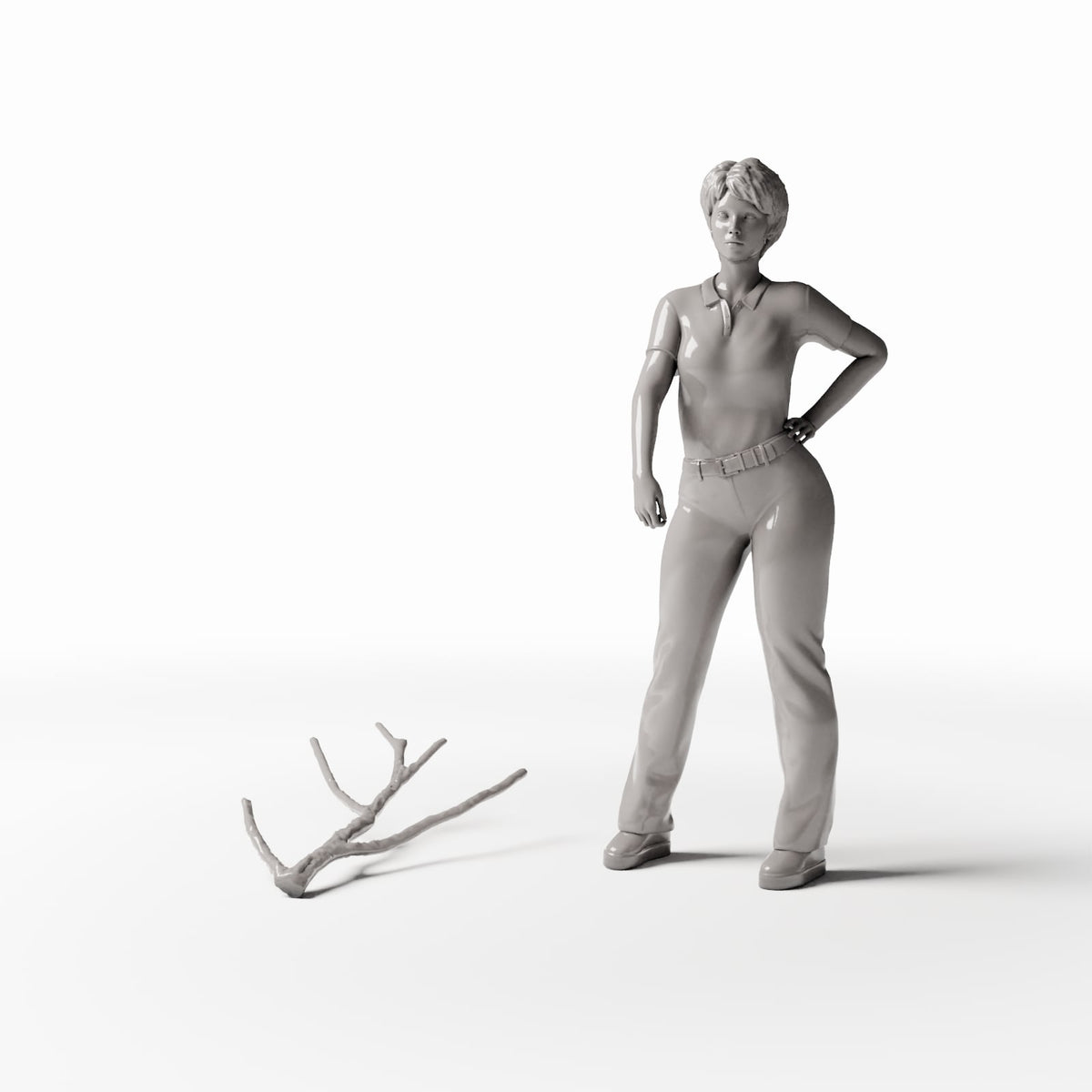 MyPortal Studios set 14, model 1563: junto a una figura humana a escala 1:35