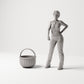 MyPortal Studios set 38, model 193: junto a una figura humana a escala 1:35