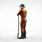 Diorama Modellbau Produktfoto 0: Lokheizer oder Grubenarbeiter – Figur mit Spaten in historischer Arbeitskleidung (Ref. Nr. 448)