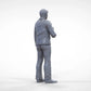 Produktfoto Diorama und Modellbau Miniatur Figur: Reporter Team - Reporter mit Mikro