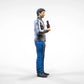 Produktfoto Diorama und Modellbau Miniatur Figur: Reporter Team - Reporter mit Mikro