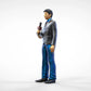 Produktfoto Diorama und Modellbau Miniatur Figur: Reporter Team - Reporter mit Mikro