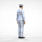 Produktfoto  0: Matrose männlich: Seemann in Uniform steht in Position