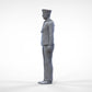 Produktfoto  0: Matrose männlich: Seemann in Uniform steht in Position