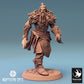 Foto del producto Tabletop 28mm Lord of the Print (LotP) 0: Miniatura de Tabletop: Guerrero/Jefe Orco, Bárbaro y Berserker con Daga, en Asalto (24_04_G3)
