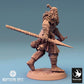 Foto del producto Tabletop 28mm Lord of the Print (LotP) 0: Miniatura de Tabletop: Guerrero/Jefe Orco, Bárbaro y Berserker con Daga, en Asalto (24_04_G3)