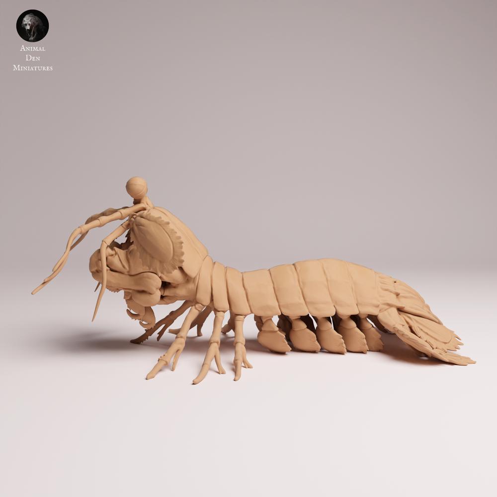 Foto de producto 1: Figura de animal marino: camarón mantis pavo real (25_10_02)