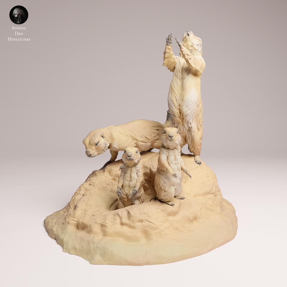 Foto de producto 3: Figura de animal salvaje: perros de la pradera (25_09_02)