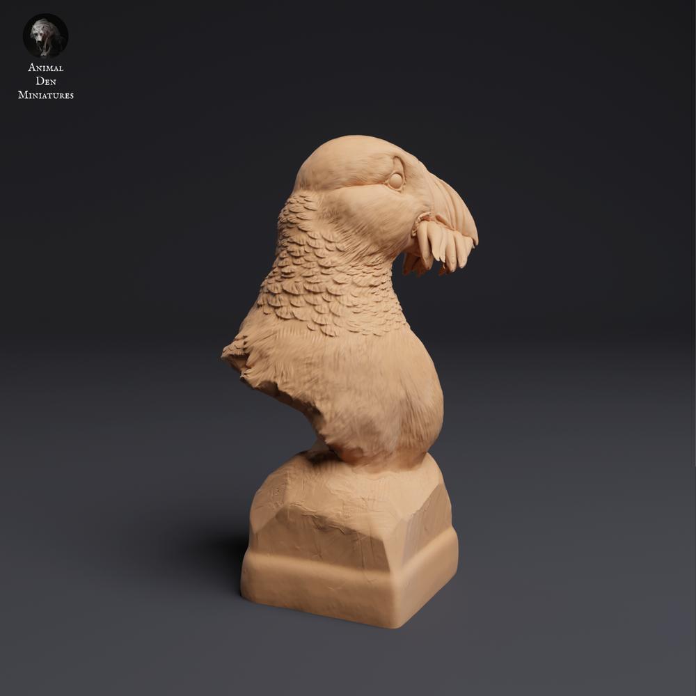 Foto de producto 0: Figura de animal ave marina: frailecillo atlántico - Busto (25_04_06)