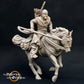 Foto del producto figura histórica medieval escala 75mm The Printing Goes Ever On (TPGEO) 0: Figuras de caballero medieval Ranger jinete lanza - modelos de 75mm - exploradores del norte