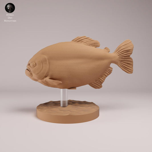Foto de producto, figura animal Animal Den Miniatures 0: Figura animal: piraña roja con vientre rojo (26_08_01)