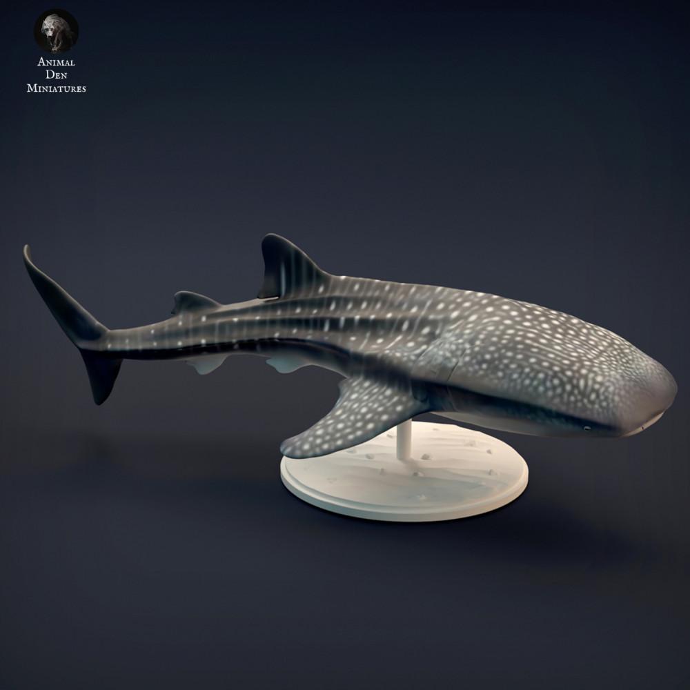 Foto de producto de figura de animal Animal Den Miniatures 3: Animal marino Figura de animal: tiburón ballena (22_02_01)