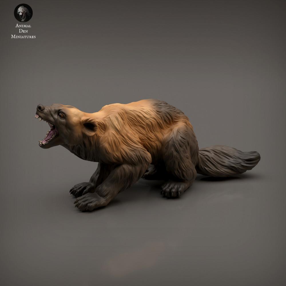 Foto de producto de figura animal Animal Den Miniatures 2: Figura de animal salvaje: glotón (22_03_02)
