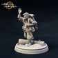 Foto del producto Tabletop 28mm The Printing Goes Ever On (TPGEO) 0: 9 héroes en pose de viaje: compañeros de humanos, elfos, enanos y medianos - Viajero