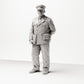 Foto del producto Diorama 0: Figura de pie: Jefe de estación / Inspector de estación con portapapeles (décadas de 1920-1930) (sc01)