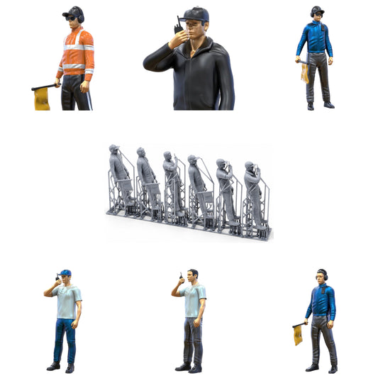 Foto del producto Diorama y modelismo figura en miniatura: Set de vigilantes, 6 figuras
