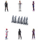 Foto del producto Diorama y modelo de figura en miniatura: Set de conductores, 6 figuras