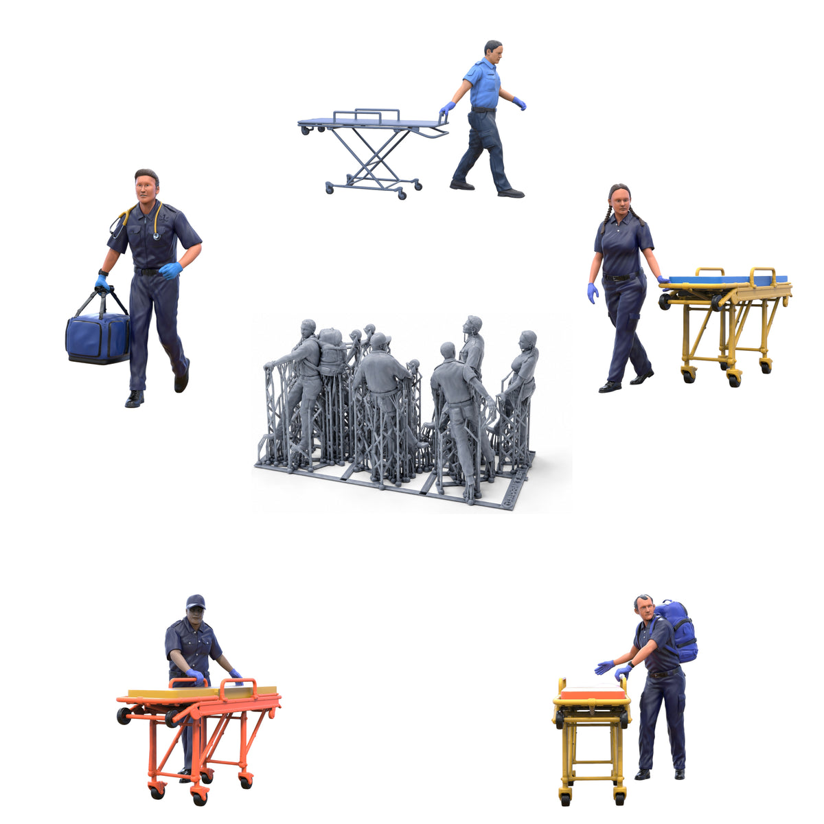 Foto del producto 0: Paramédico y médico de emergencias: Set de servicios de rescate