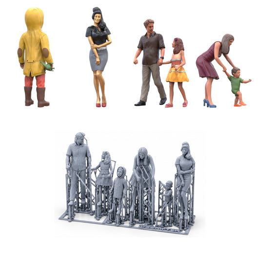 Foto del producto 0: Set familiar: padre, madre, hijo