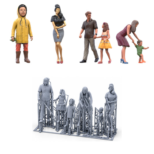 Foto del producto 0: Set familiar: padre, madre, hijo