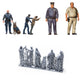 Foto del producto de modelismo diorama 0: Set de policías y agentes americanos