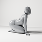 Foto de producto de modelismo para diorama 7: figura arrodillada: mujer de playa con bikini anudado (a182)