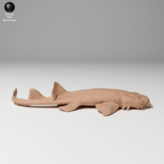 Foto de producto de figura animal Animal Den Miniatures 0: Figura de animal marino: tiburón alfombra moteado (24_06_04)