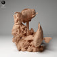 Foto de producto de figura animal Animal Den Miniatures 0: Figura de animal marino: pez loro de cabeza alta (24_05_01)