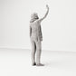 Stehende Figur: Passant im Freizeitoutfit winkend (Ref. Nr. 504) - vollständige Studioansicht 4