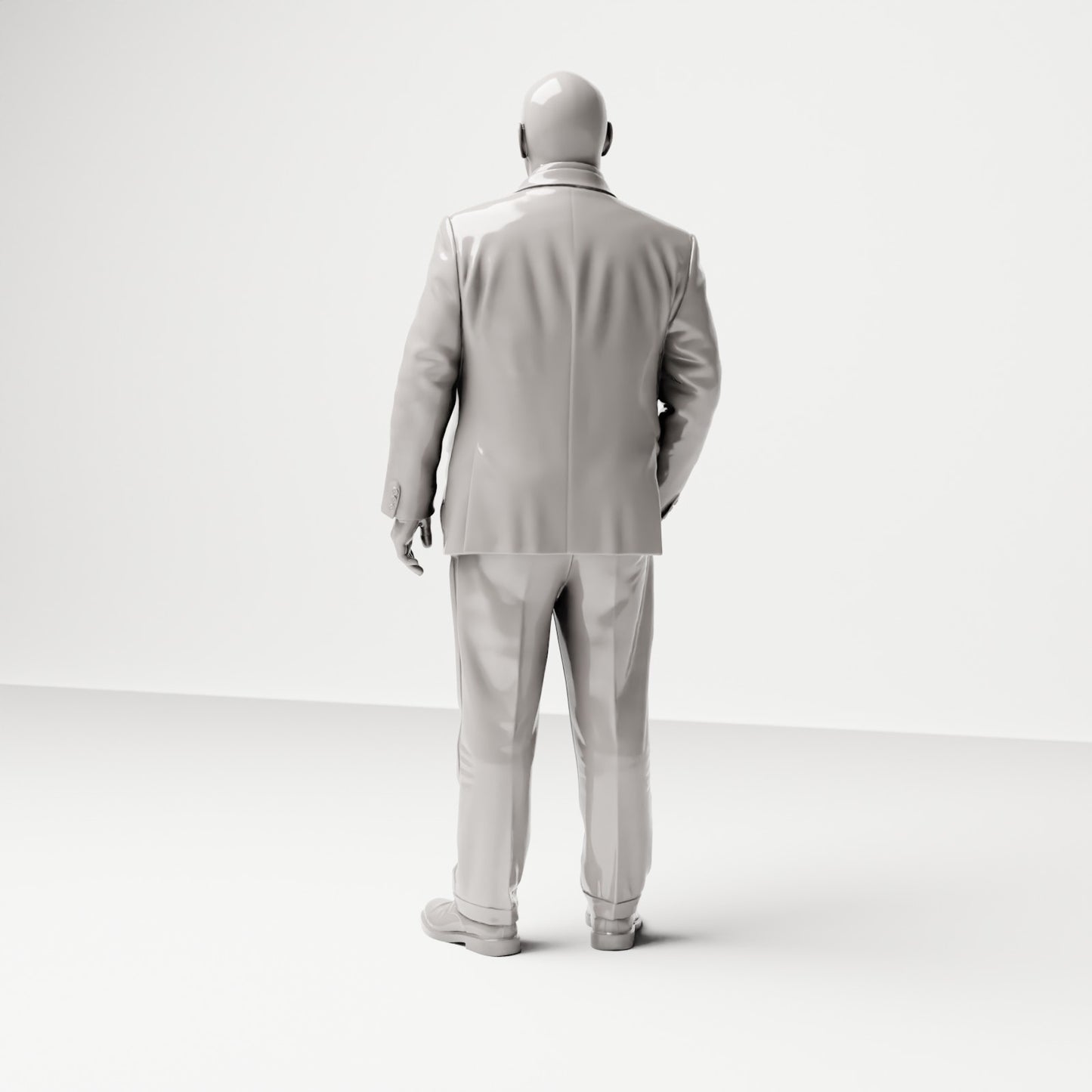 Figura de pie: hombre de negocios con traje (Ref. n.º 508) - vista completa de estudio 4