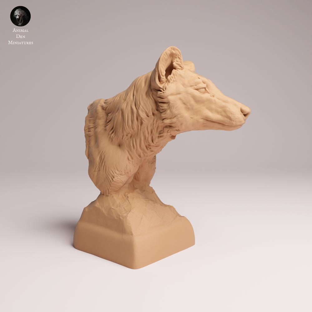 Foto del producto Tabletop 28mm Lord of the Print (LotP) 0: Figura de animal salvaje: tilacino (tigre de Tasmania) - busto (26_04_08)