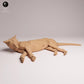 Foto de producto Tabletop 28mm Lord of the Print (LotP) 1: figura de animal salvaje: tigre de Tasmania tumbado (26_04_07)