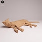 Foto del producto Tabletop 28mm Lord of the Print (LotP) 2: Figura de animal de fauna silvestre: tigre de Tasmania - tumbado (26_04_07)