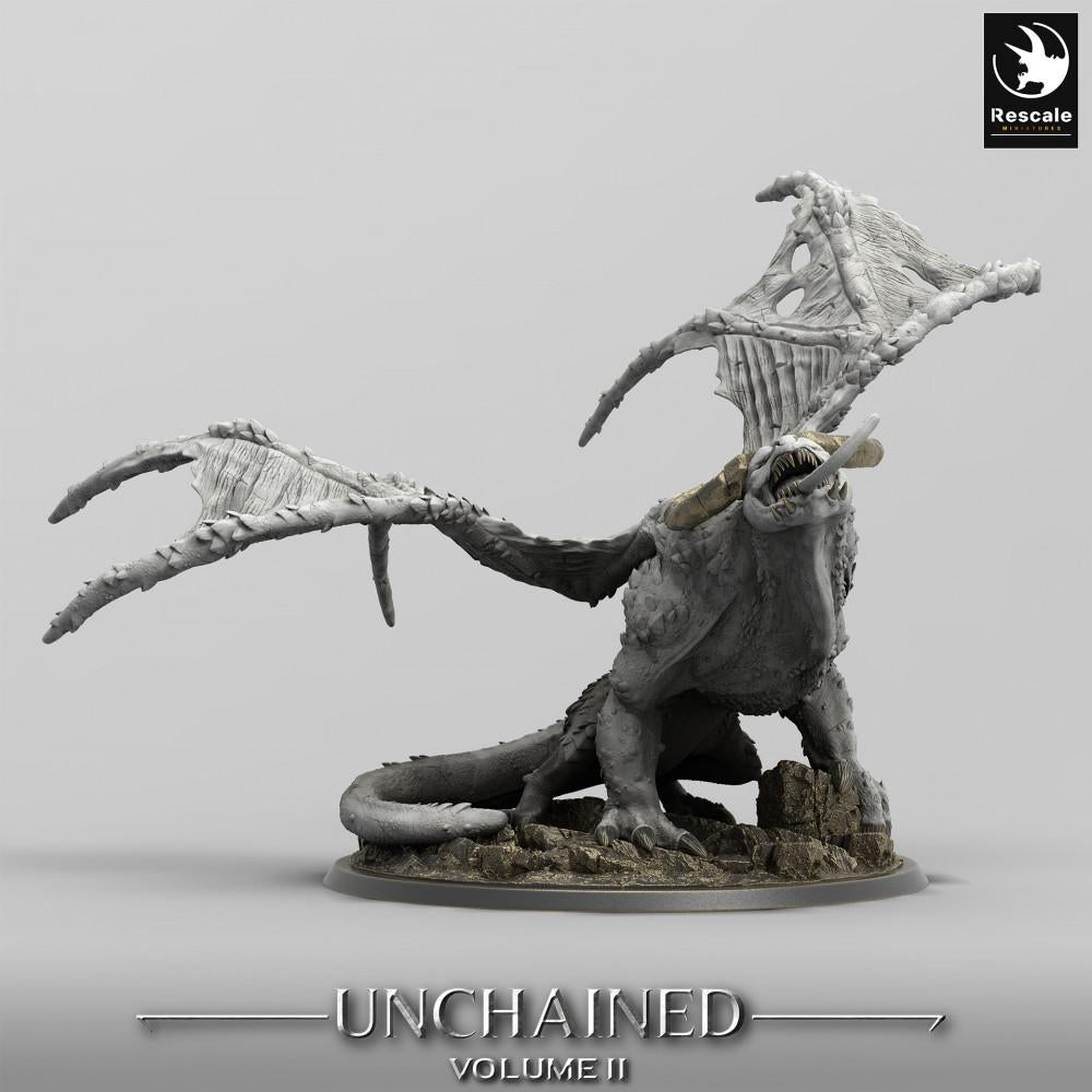 Produktfoto Tabletop 28mm Lord of the Print (LotP) 0: Tabletop Miniatur: Urdrache / Wyvern - titanisches Bossmonster, Drachenmodell (24_05_H1)