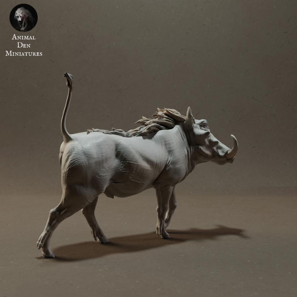 Foto de producto, figura de animal Animal Den Miniatures 1: Figura de animal salvaje: facóquero (23_03_09)