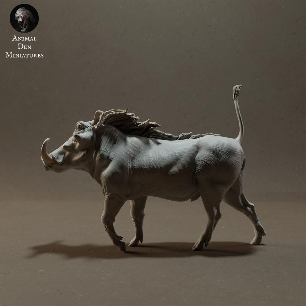 Foto de producto de figura animal Animal Den Miniatures 2: Figura de animal salvaje: facóquero (23_03_09)